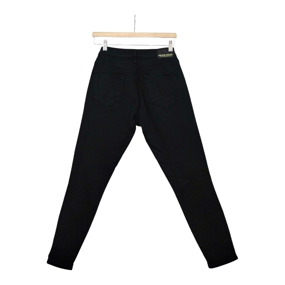 Zara Women's High Rise Denim 🖤 Black with Gold and Gunmetal Accent Rhinestones 💖 - Picture 11 of 11